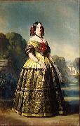 Franz Xaver Winterhalter Portrait of Luisa Fernanda of Spain oil painting artist